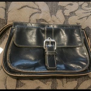 Leather wristlet, wallet, clutch, purse